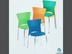Meubles en plastique de couleur durable Chaise de loisirs en plastique pour salle à manger
