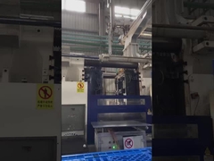 Pallets en plastique bleu à charge lourde, empilable à 4 voies, palettes en plastique 1200 x 1000